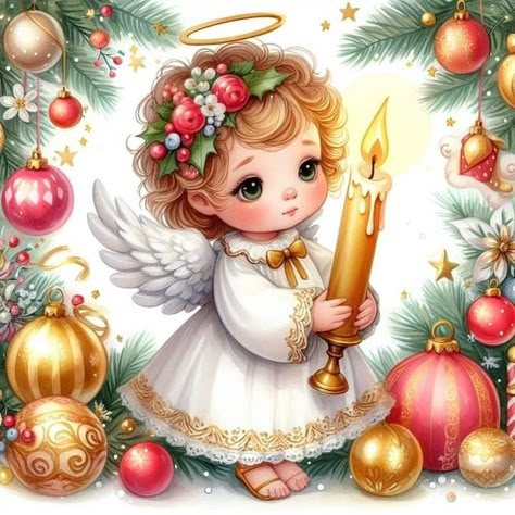 Handmade angels christmas