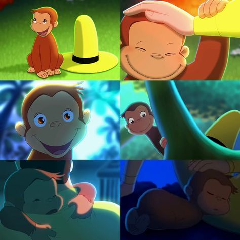 colorful shading drawing animation curious George movie screencaps monkey cute wholesome art artist Curious George Movie 2006, Curious George Movie, Silly Guy, Children's Comics, Movie Aesthetic, Creative Drawing Prompts, Drawing Prompt, Curious George, Little Monkeys