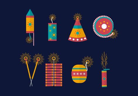 Diwali Crackers Images, Crackers Drawing, Diwali Stickers, Diwali Pics, Diwali Clipart, Crackers Images, Akash Kandil, Diwali Theme, Diwali Illustration