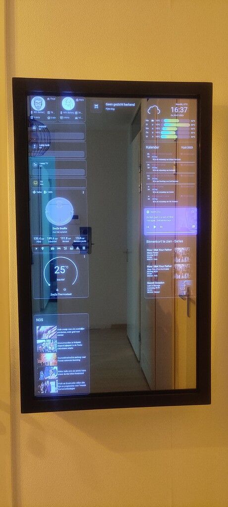 The Brain of my Smart Home: A Home Assistant based Magic Mirror including Face Recognition and Touch Screen Smart Mirror Touchscreen, Home Assistant Dashboard, Futuristic House Interior, Smart Mirror Diy, Smart Mirrors, Futuristic Houses, Smart Home Ideas, Security Room, Tech Gadgets Technology