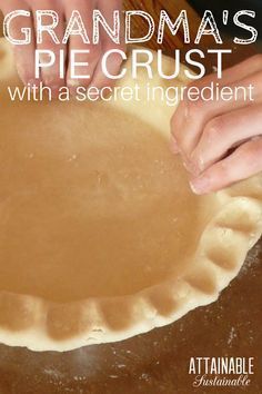 Best Pie Crust Recipe, Grandma Pie, Making Pie Crust, Flaky Pie Crust Recipe, Pie Crust From Scratch, Pie Crust Recipe Easy, Pie Dough Recipe, Homemade Pie Crust Recipe, Easy Pie Crust