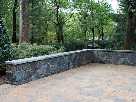 Fall Lawn Maintenance, Stone Seating, Fire Pit Gravel, Sitting Wall, Seating Wall, Gazebo With Fire Pit, Fire Pit Wall, Fire Pit Party, Fire Pit Decor