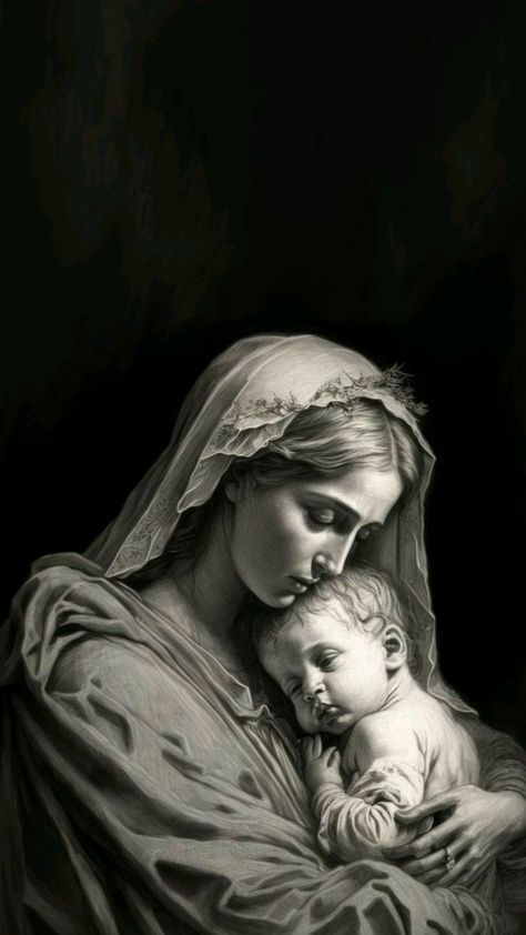 Mother Mary Wallpaper, Mother Mary Pictures, Mary Images, Catholic Wallpaper, Virgin Mary Art, Mother Mary Images, Mary Pictures, Images Of Mary, Mama Mary