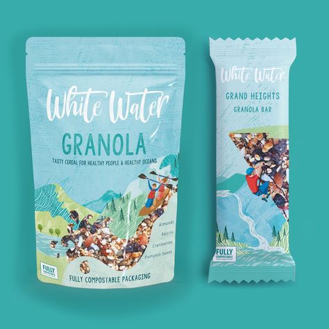 Granola Packaging, Food Product Development, Granola Brands, Packaging Concept, Cinnamon Granola, Nut Granola, Muesli Bars, Pumpkin Cranberry, Fruit Packaging