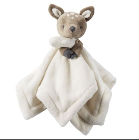 Fawn Plush, Animal Security Blanket, Plush Comforter, Swaddling Blankets, Elephant Blanket, Baby Security Blanket, Animal Blanket, Lovey Blanket