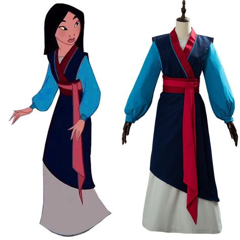 Disney Characters Halloween Costumes, Mulan Halloween, Mulan Outfit, Mulan Dress, Princesa Mulan, Handmade Halloween Costumes, Hua Mulan, Disney Bound Outfits, Disney Inspired Outfits