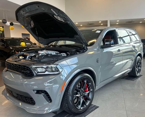 Dodge Durango SRT Hellcat Black Package Dodge Durango Hellcat, Hellcat Durango, Hellcat Black, Dodge Durango Srt Hellcat, Durango Hellcat, Dodge Durango Srt, Hellcat Srt, Luxury Toys, Car For Teens