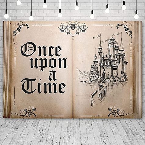 Book Backdrop, Wedding Photo Background, Halloween Fotos, Party Cake Table, Book Themed Party, Ancient Castle, Cake Table Decorations, Halloween Backdrop, Photos Booth