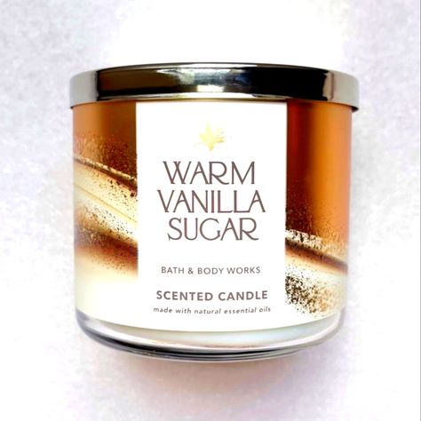 Bath And Body Works Warm Vanilla Sugar Candle. Brand New! Scent Notes: Intoxicating Vanilla, White Orchid, Sparkling Sugar, Fresh Jasmine & Creamy Sandalwood. Will Be Shipped With Care. 14.5oz/411g Marshmallow Fireside Candle, Iced Lemon Pound Cake, Warm Vanilla Sugar, Candle Reading, Swirl Brownies, Three Wick Candle, Peppermint Sugar, Candle Brand, Bath Body Works Candles