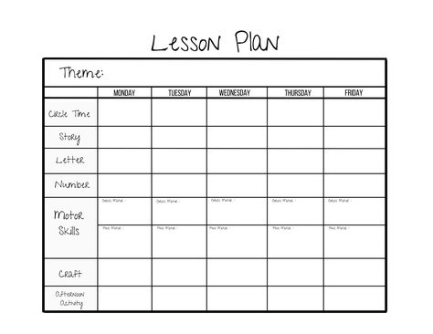 Excited to share the latest addition to my #etsy shop: Simple Weekly Lesson Plan Template-Preschool/Kindergarten-Instant Download-PDF-Printable https://etsy.me/3tq1Teo Preschool Weekly Lesson Plans, Teacher Lesson Plans Template, Pre K Lesson Plans, Curriculum Template, Blank Lesson Plan Template, Daycare Lesson Plans, Editable Lesson Plan Template, Weekly Lesson Plan, Preschool Lesson Plan Template