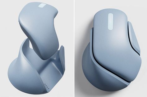 This detachable mouse + VR controller combo is what Metaverse applications demand - Yanko Design Bike Camper, Form Study, Vr Controller, Solo Camping, Controller Design, Portfolio Design Layout, Teardrop Trailer, Yanko Design, Ergonomic Mouse