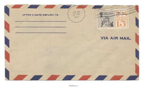 Envelope Png Aesthetic, Vintage Mail Aesthetic, Old Letters Vintage, Aesthetic Envelope, Air Mail Envelope, Envelope Png, Envelope Carta, Airmail Envelopes, Letters Vintage