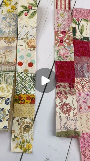 Snippet Rolls Inspiration Paper, Linen Scraps Ideas, Spare Fabric Ideas, Fabric Snippet Rolls, Paper Snippet Rolls Inspiration, Scrappy Fabric Projects, Paper Snippet Roll, Diy Scrap Fabric Projects, Snippet Roll Tutorial