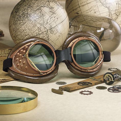 Steampunk machinist goggles Musical Aesthetic, Steampunk Christmas, Pyramid Collection, Fly Girls, Steampunk Goggles, Best Online Stores, Unique Clothes For Women, Romantic Fantasy, Neo Victorian