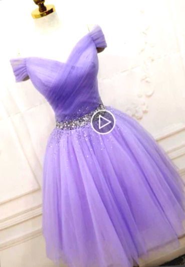 Lovely Light Purple -  #Light #Lovely #Purple Purple Homecoming Dress Short, Purple Prom Dress Short, Women Party Dresses, Lavender Prom Dresses, Prom Dresses Off The Shoulder, Purple Homecoming Dress, Hoco Dresses Tight, Mini Homecoming Dresses, Hoco Dresses Short