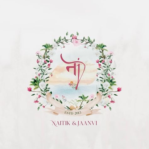 ✨ Introducing the symbol of forever ✨ A personalized monogram designed for Naitik & Jaanvi, Capturing the essence of their love story in a timeless design.💍💖 #weddingmonogram #symboloflove #weddingdesign #customdesign #brideandgroom #weddinggoals #happilyeverafter #graphic #vector #logo #logodesigner #logodesigns #logoinspirations #logotype [ logo, wedding monogram, trending, bride and groom, Customised logo, graphic designer] Wedding Logo Design Initials Letters, Story Logo Design, Indian Wedding Logo, Indian Bridal Wear Red, Bridal Logo, Wedding Symbols, Indian Wedding Invitation Card Design, Wedding Logo Monogram, Indian Wedding Invitation Cards