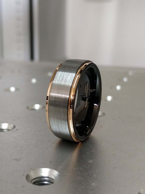 Gunmetal Black Tungsten Wedding Band Rose Gold Edges Info: * 8mm Brushed Natural Tungsten Top, Rose Gold Plated Stepped Edges, Black Plated Inner Part * Brushed Finish Top #Rose #Gold #Tungsten #Ring #Gunmetal #Tungsten #Wedding #Band #Rose #Gold #Tungsten #Band #Rose #Gold #Black #Ring #Gunmetal #Tungsten #Gunmetal #Ring #Rose #Gold #Black #Men's #Ring #Tungsten #Women's #Ring #Men's #Ring #Tungsten #Carbide #Band #Black #Wedding #Band #Rose #Gold #Tungsten #Tungsten #Ring Gold Tungsten Wedding Bands, Rose Gold Tungsten Ring, Black Tungsten Wedding Band, Rose Gold Wedding Band, Wedding Bands For Him, Rose Gold Tungsten, Mens Gold Wedding Band, Mens Wedding Bands Tungsten, Black Tungsten Rings