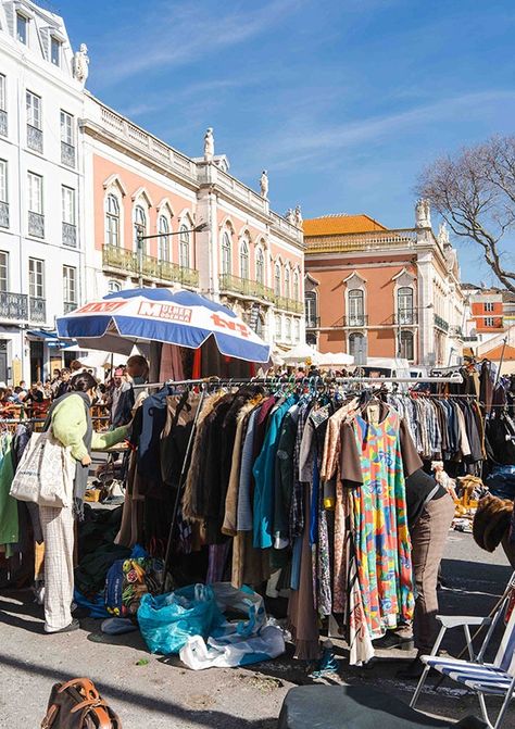 Best Vintage & Second-Hand Shops in Lisbon (2024) Lisbon Portugal Outfit September, Lisbon Shopping Guide, Lisbon Portugal Street Style, Shopping In Portugal, Shopping In Lisbon Portugal, Things To Do In Lisbon Portugal, Beabadoobee Moodboard, Lisbon Street Style, Lisbon Portugal Outfit