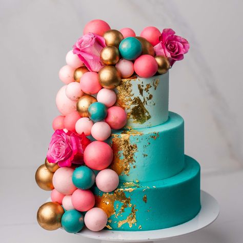 Chocolate Sphere Cake, Cake Covering, Chocolate Sphere, Bubble Tea Straws, 19th Bday, Vegetable Cake, Fondant Cakes Birthday, Cupcake Inspiration, Two Tier Cake