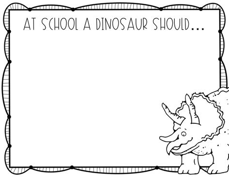 use with How Do Dinosaurs Go to School Back To School Reading Activities, Back To School Read Alouds, Memory Book Kindergarten, Read Aloud Activities, Kindergarten Social Studies, Reading Unit, Kids Literacy, Back To School Crafts, School Rules