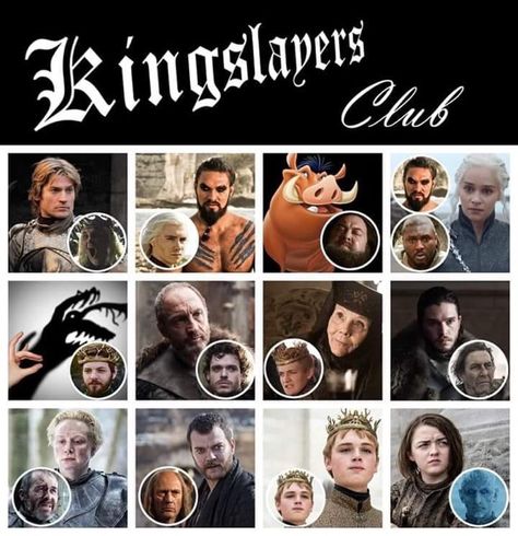 Kingslayer Club! King Robert Baratheon, Game Of Thrones Tv, Getting Dumped, Game Of Thrones Funny, Cersei Lannister, Gra O Tron, Tyrion Lannister, Iron Throne, Valar Morghulis