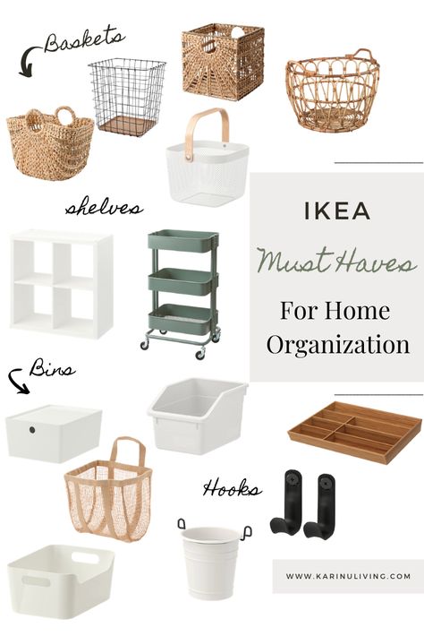 Must have Ikea items for trendy and stylish home organization Ikea Organisation, Ikea Must Haves, Ikea Items, Ikea Organization, Ikea Finds, House Organisation, Ikea Home, Organization And Storage, Home Organisation