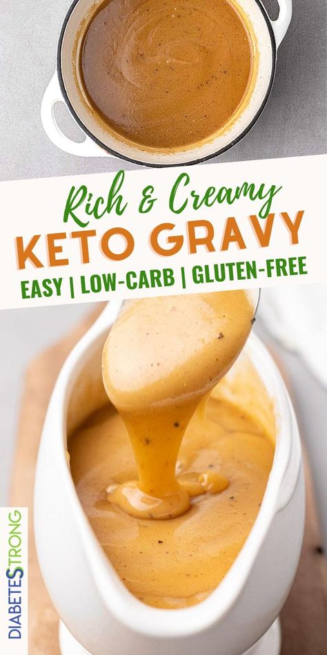 Keto Gravy, Turkey Roast, Desayuno Keto, Keto Sauces, Keto Holiday, Low Carb Sauces, Turkey Gravy, Keto Side Dishes, Gravy Recipe