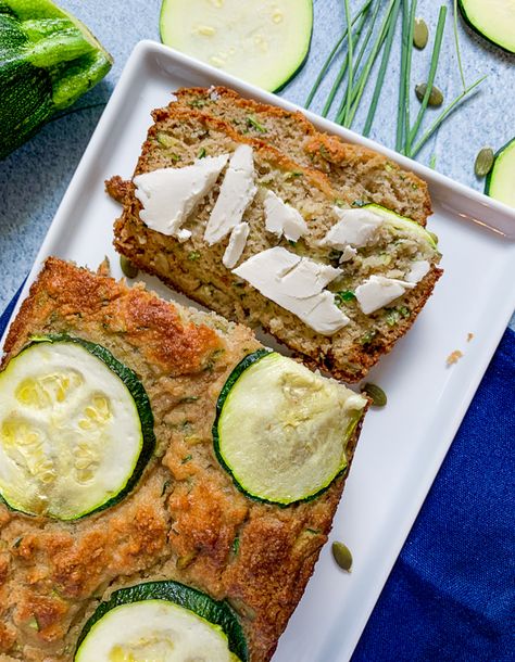 Savory Zucchini Bread (Paleo, AIP, Whole30) - Restorative Cuisine Bisquit Recipes, Zucchini Bread Gluten Free, Gluten Free Zucchini Recipes, Savory Zucchini Bread, Paleo Zucchini Bread, Gluten Free Zucchini Bread, Paleo Zucchini, Bread Gluten Free, Soft Boiled Egg