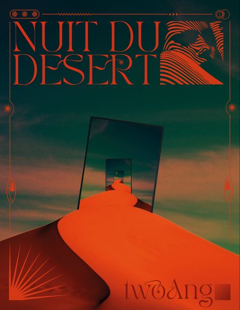 Abstract poster Desert Poster, Theme Nature, Food Graphic Design, Typography Poster Design, Graphic Design Fun, Graphics Inspiration, Abstract Poster, Graphic Design Portfolio, 로고 디자인