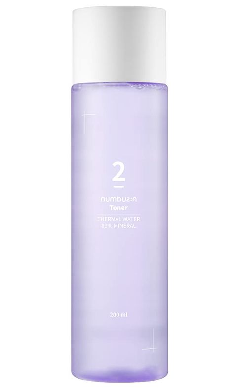 PRICES MAY VARY. KEY INGREDIENTS: Thermal water, 5 types of Hyaluronic Acid, PHA, Niacinamide SKIN TYPE/ SKIN CONCERNS: All skin types / dehydrated skin, textured skin with dead skin cells/ dull skin TEXTURE: Watery yet Glossy texture HOW TO USE: After cleansing in the morning and at night, dispense toner onto your palms and gently pat/press onto your face and neck. You can also pour toner onto a cotton pad and sweep over your face and neck to smoth out your skin. numbuzin No.2 Toner consists of Cakey Makeup, Textured Skin, Face Skin Care Routine, Thermal Water, Skin Care Toner Products, Skin Essentials, Toner For Face, Dehydrated Skin, Face Skin Care