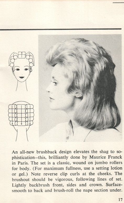 Dell 55 Hairstyles Book 1972 #vintage #rollerset #hairrollers #rollers #velcrorollers #wetset #diy #howto #tutorial #hair #vintagehair #late60s #early70s #1967 #1972 #vintagehair #shag #bangs #brushout Shag Bangs, Roller Pattern, 1970s Hairstyles, Velcro Rollers, Wet Set, Tutorial Hair, Hair Guide, Roller Set, Hair Setting