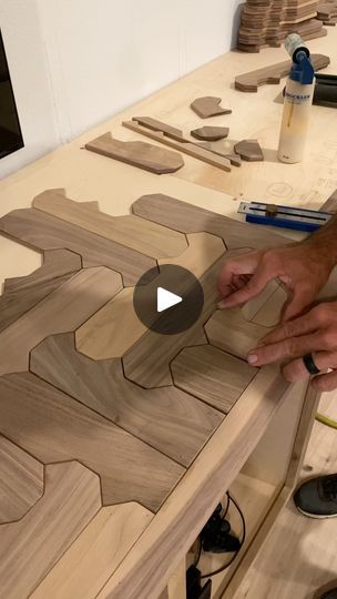 269K views · 4.9K reactions | Inlay | building a walnut INLAY with this fun pattern for an entertainment center Templates ⬇️ https://designsbydonnie.com/templates/ | By Designs by Donnie | Facebook Cnc Projects To Sell, Cnc Furniture Plans, Wood Table Design, Cnc Furniture, Cnc Woodworking, Cnc Design, Wood Inlay, Woodworking Ideas, Marquetry