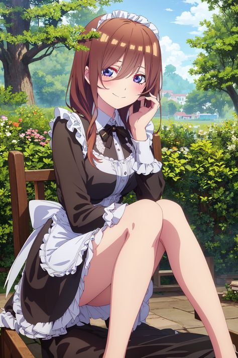 Nakano Miku, Miku Nakano, The Quintessential Quintuplets, Female Elf, Fairy Tail Art, Anime Stories, Anime Maid, Hd Anime Wallpapers, Quintessential Quintuplets