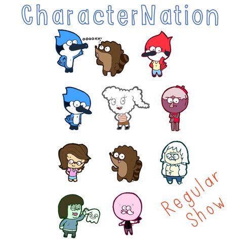 REGULAR SHOW Stickers, 10 Characters, Fan-art, Fun Stickers, Cartoon Stickers, Chibi by CharacterNation on Etsy https://www.etsy.com/listing/178627733/regular-show-stickers-10-characters-fan Stickers Cartoon, Regular Show, Cartoon Stickers, Fun Stickers, Disney Channel, Art Sketchbook, Cartoon Network, Cartoon Characters, Etsy Listing