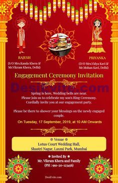 online indian engagement invitation card maker free #desievite, #engagementvideo,#engagement Indian Engagement Invitation, Engagement Invitation Wording, Engagement Invitation Card Design, Engagement Card Design, Engagement Invitation Card, Engagement Photos Indian, Editorial Engagement Photos, Invitation Card Maker, Engagement Themes