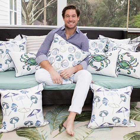 Plus, a King Street baby boutique is on the move and growing All Sewed Up When Craig Conover isn’t filming the reality show Southern Charm, he spends his spare time sewing bold, coastal-inspired pillows, featuring blue crabs, lobsters, and beach umbrellas. The entrepreneur introduced his online shop Sewing Down South in 2019, and this month is expected to open his first brick-and-mortar location on King Street. The store will feature Conover’s line of pillows, aprons, and apparel, as well as an Sewing Down South, Craig Conover, Blue Crabs, Beach Umbrella, Pillow Talk, Down South, Southern Charm, Baby Boutique, Charleston Sc