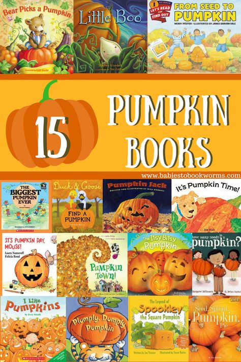 Primary Playground, Preschool Pumpkin, Literary Activities, Pumpkin Reading, Pumpkin Books, Preschool Speech, Halloween Preschool, Read Aloud Books, Autumn Activities For Kids