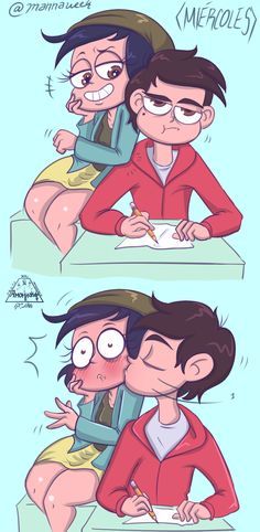 Marco Diaz es un universitario algo listo, pero a la vez muy tímido, … #detodo # De Todo # amreading # books # wattpad Marco Diaz, Starco Comic, Adventure Time Girls, Star Comics, Miraculous Ladybug Comic, Star Vs The Forces Of Evil, Star Butterfly, Star Vs The Forces, I Thank You