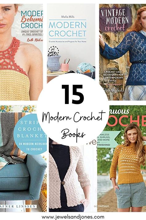 15 modern crochet books. Crochet Book, Modern Crochet, Crochet Books, Book List, Unique Crochet, Crochet Lace, Free Crochet Pattern, Free Crochet, Contemporary Style