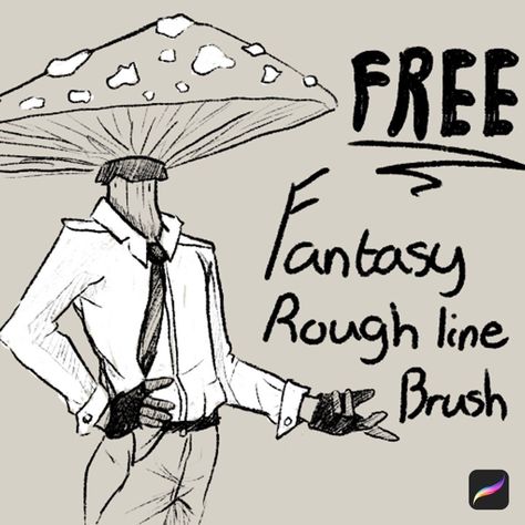 Free Rough Line Brush for Procreate - LIBRIUM Procreate Brushes Free Lineart, Line Art Brushes Procreate, Procreate Pencil Brush, Procreate Lineart Brushes, Art Brushes Procreate, Procreate Brushes Free Download, Line Art Brush, Procreate Lineart, Procreate Downloads