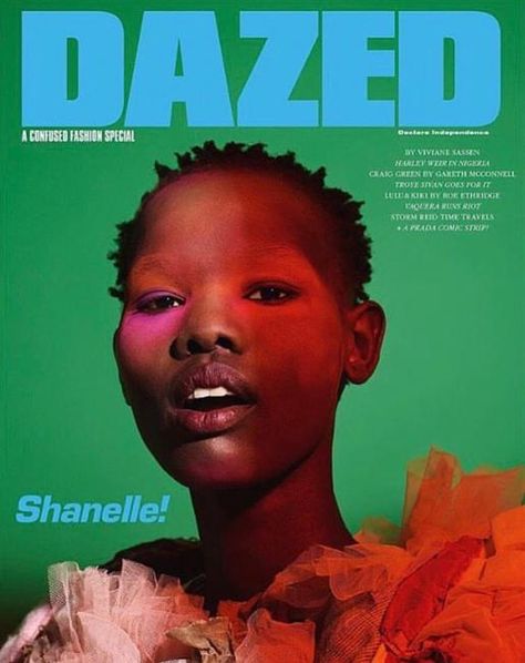 Coverjunkie | Dazed & Confused (UK ... Magazine Cover Ideas, Viviane Sassen, Id Magazine, Dazed Magazine, A Level Photography, Craig Green, Fashion Magazine Cover, Dazed And Confused, Magazine Editorial