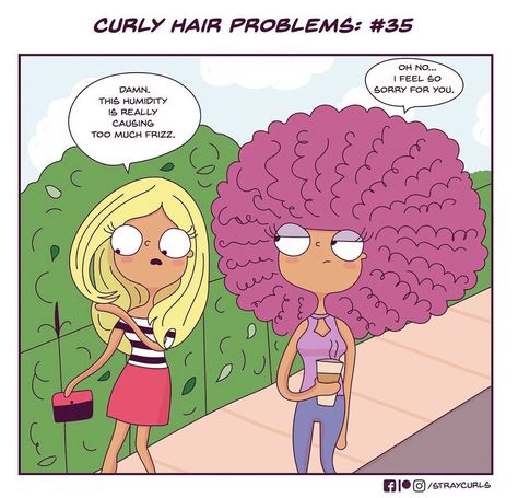 I Create Comics Based On Curly Hair Problems Curly Hair Jokes, Straight Hair Problems, Hair Jokes, Curly Hair Quotes, Curly Hair Problems, Hair Issues, Hair Quotes, Bangalore India, Girl Problems