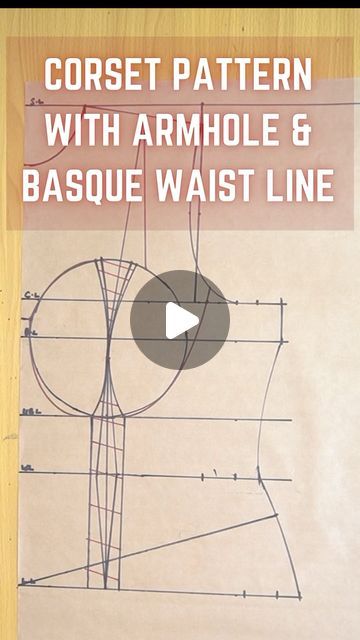 Basque Corset Pattern Drafting, Basic Corset Pattern, Corset Pattern Making, Corset Drafting Pattern, How To Sew Corset Dress, How To Make A Corset Dress, How To Draft A Corset Pattern Tutorials, How To Cut Corset Pattern, How To Sew A Corset