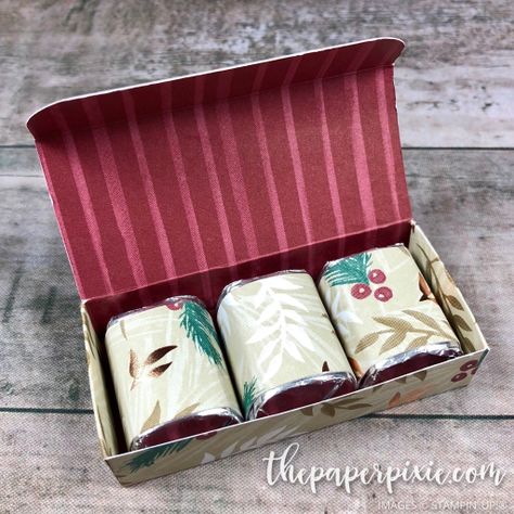 The Paper Pixie, Paper Pixie, Christmas Treats Holders, Hershey Nugget, Paper Box Template, Candy Crafts, Candy Holder, Treat Holder, Craft Show Ideas