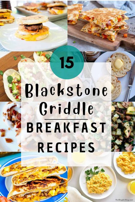 Griddle Brunch Ideas, Flat Top Grill Brunch, Outdoor Flat Top Grill Recipes, Blackstone Breakfast Ideas Healthy, Easy Griddle Breakfast Ideas, Unique Griddle Recipes, Grilled Sandwiches On Blackstone, Black Stone Brunch Ideas, Breakfast Ideas For Blackstone