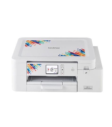 The Brother Sublimation Printer is ideal for any maker, artist, or designer as it allows you to create vibrant designs, patterns, motifs, or decorations using Artspira1, Brother’s editing and design app With the Brother Sublimation Printer, you can design custom products, quickly transfer your creations to your Brother Sublimation Printer, and print high - quality, vibrant color designs Start right out of the box with one each, 047 ML of Black Sublimation Ink (SP01BKS), Yellow Sublimation Ink (S Metal Tumblers, Custom Tee Shirts, Heat Press Machine, Sublimation Printer, Photo Organization, Inviting Home, Design App, Designs Patterns, Sublimation Ink