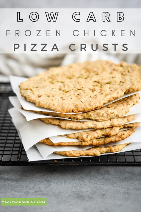 Low Carb Freezer Meals, Chicken Pizza Crust, Chicken Crust, Low Carb Spaghetti, Chicken Crust Pizza, Pizza Crusts, Boiled Egg Diet Plan, Best Low Carb Recipes, Low Carb Breakfast Recipes