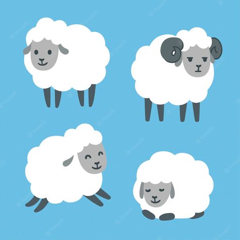 Draw Sheep, Lamb Drawing, Sheep Drawing, Sheep Vector, Sheep Cartoon, Cartoon Sheep, Sheep Illustration, Cute Lamb, Sheep Art