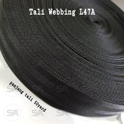 L47a webbing rope

Width 4.7cm 
1.4 mm thick
Length 50 yards (-/+45 m)

The L47A rope is thick, the surface of the rope is smooth/soft, and quite stiff but still flexible. Has very good thread density, is opaque. The strength of the rope pulling is very good (heavy load). This strap is usually used as a backpack strap and women's bag and various other needs / creativity
Item price includes shipping fee that should be borne by the buyer.