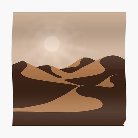 Desert Dunes Illustration, Sand Dune Art, Sand Dune Illustration, Sand Dune Drawing, Sand Dunes Drawing, Dunes Tattoo, Desert Illustration Art, Sand Illustrations, Sand Art On Paper